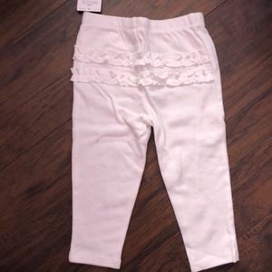 White RuffleButt Pants